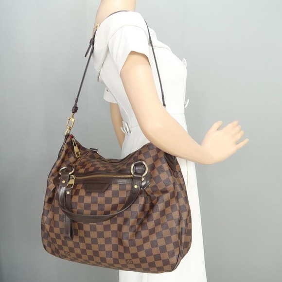 Auth Louis Vuitton Evora Mm Damier Ebene #2247L85 - Picture 8 of 8